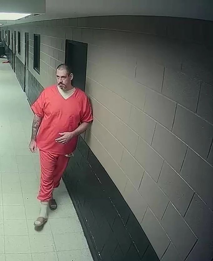 Ein Bild von Casey White im Gefängnis. usa Gefängnis
