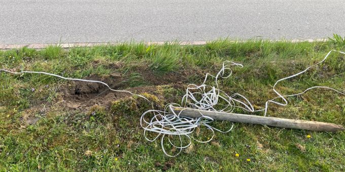 Seon AG: Weidezaun umgefahren und geflüchtet. Seon AG