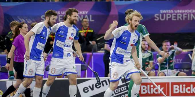 GC jubelt im Superfinal gegen Wiler-Ersigen. GC