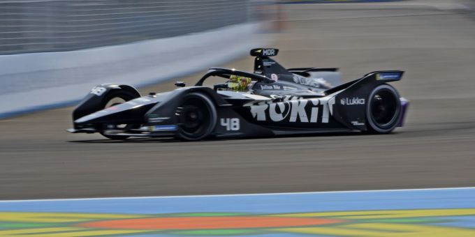 Edoardo Montara in seinem Formel-E-Boliden. Formel E