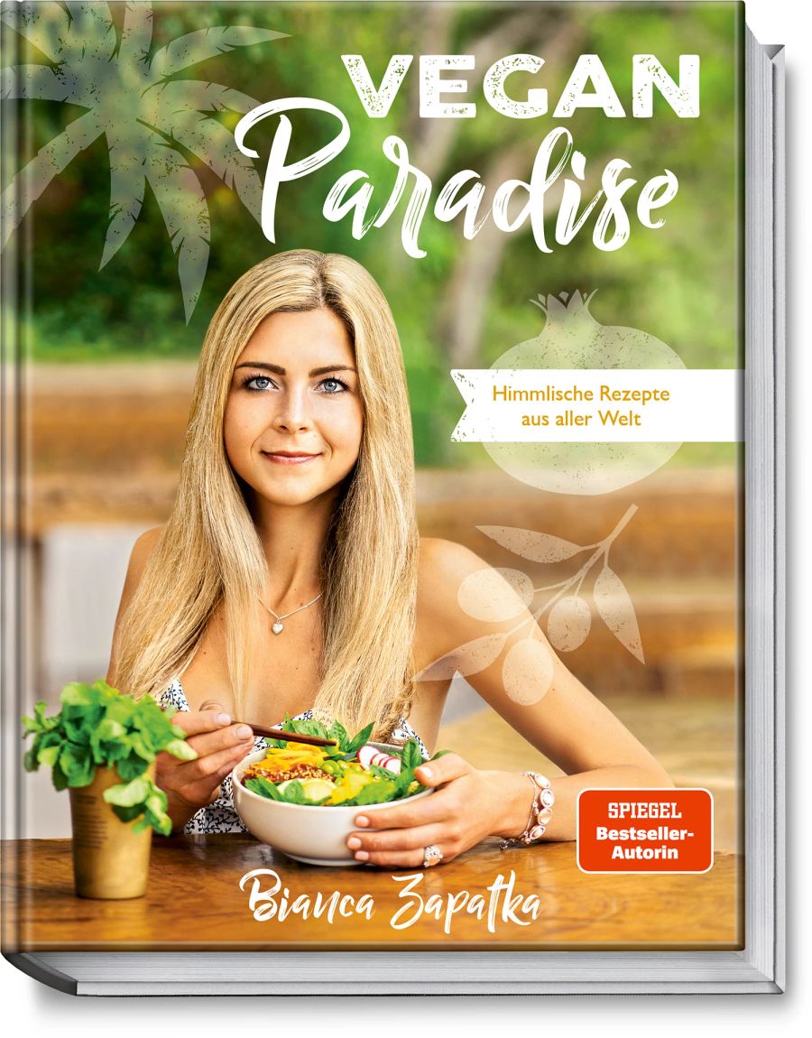 Buchcover Frau vegan Gericht