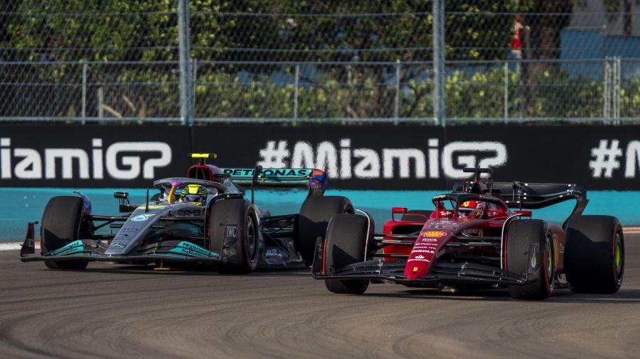 Mercedes Ferrari Hamilton Leclerc