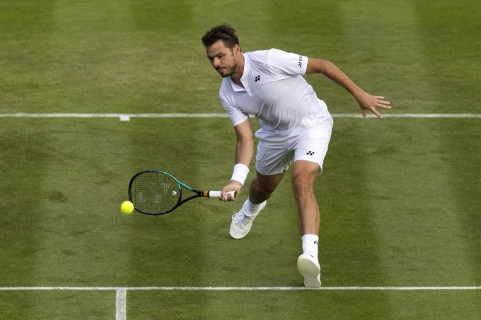 Stan Wawrinka scheitert beim Rasen-Klassiker bereits in der ersten Runde. Stan Wawrinka