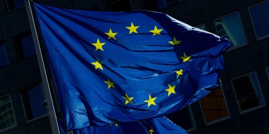 EU-Flaggen in Brüssel