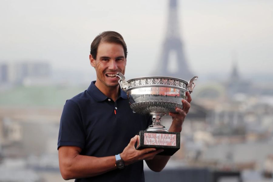 Rafael Nadal war bis zum Sonntag mit 22 Major-Siegen der Spitzenreiter der Gruppe.