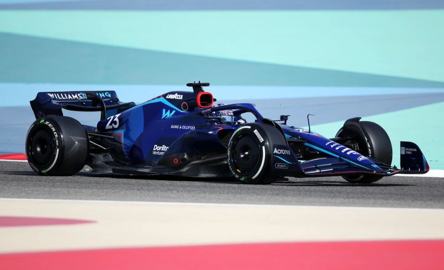 Der Williams von Alexander Albon beim Bahrain-GP der Formel 1.