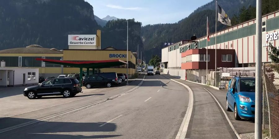 Industriegebiet Compogna in Thusis