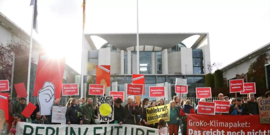 Umweltaktivisten fordern von Koalition mehr Klimaschutz