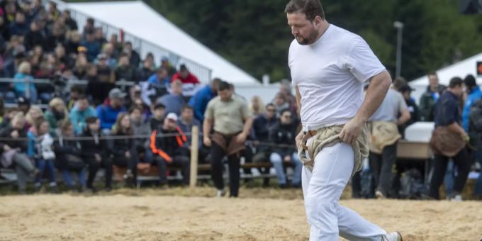 Noch acht Kränze bis zur magischen Grenze im Schwingen: Florian Gnägi steht bei 92 Kränzen. Schwingen