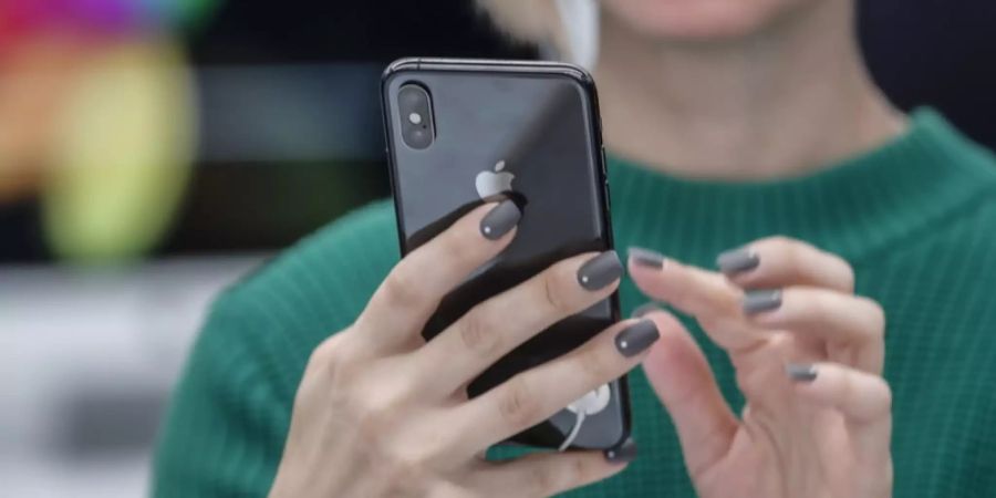 Apple iPhone Frau