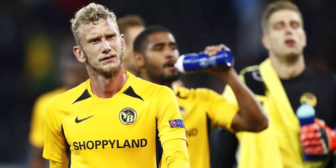 Gut gespielt und unzufrieden: YB-Captain Fabian Lustenberger zeigt seine Gemütslage offen. YB Spieler Trainer