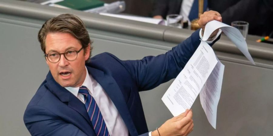 Verkehrsminister Scheuer