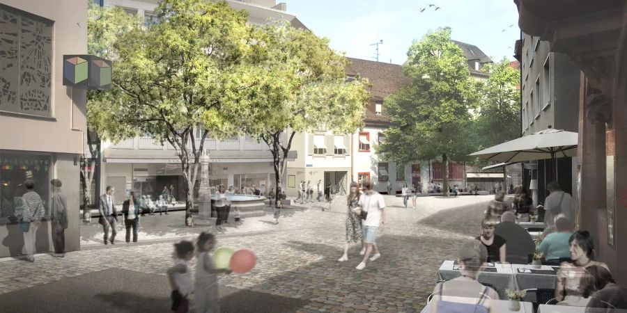 Rümelinsplatz_Brunnenplateau_Schnabelgasse