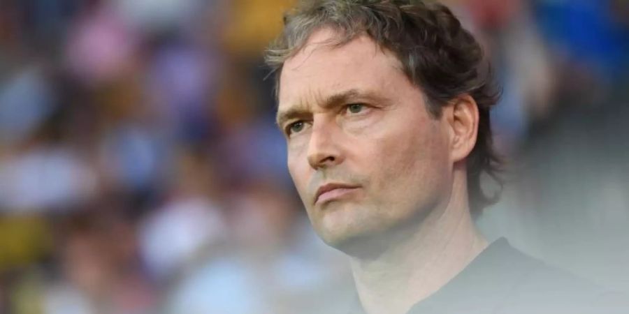 Hat in Abwesenheit vom Bundestrainer mit dem DFB-Team einen Sieg über Weissrussland geholt: Co-Trainer Marcus Sorg. Foto: Marius Becker
