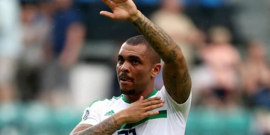 Josh Magennis erzielte den Siegtreffer für Nordirland. Foto: Steven Paston/PA Wire