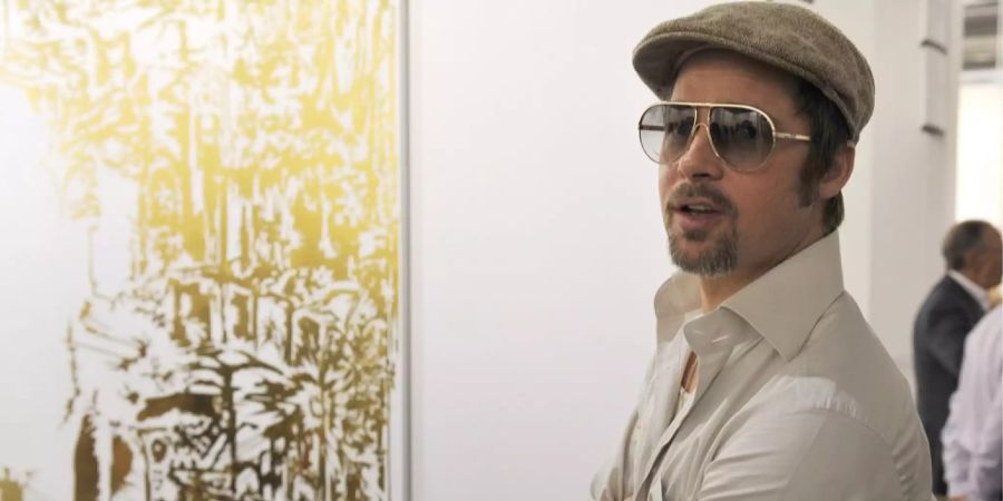 Brad pitt art basel