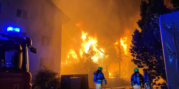 Brand in Gächlingen verursacht hohen Sachschaden Brand in Gächlingen