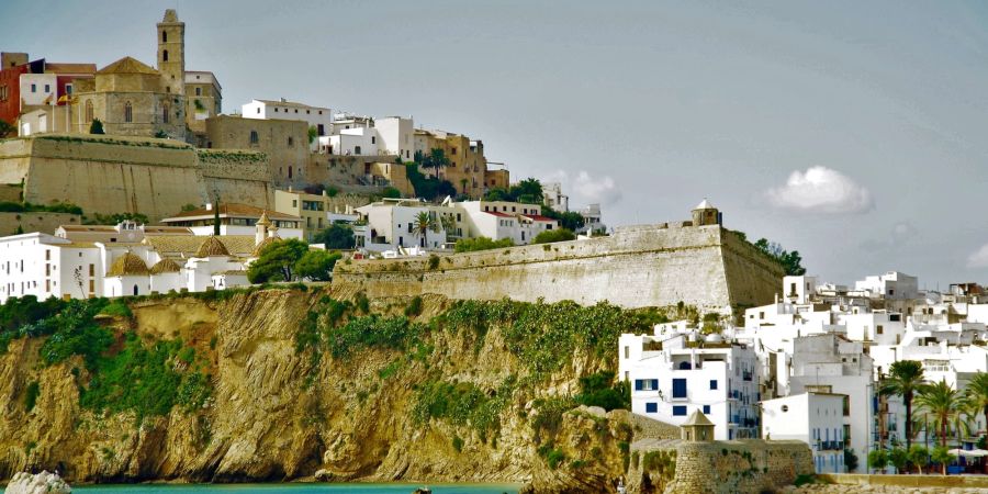 Blick auf Ibizas Altstadt