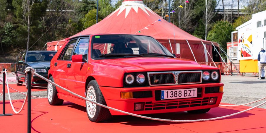 Lancia Delta Integrale, Rallye, Rennwagen Sportwagen, Ausstellung