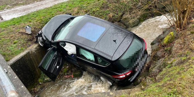 Unfall in Güttingen