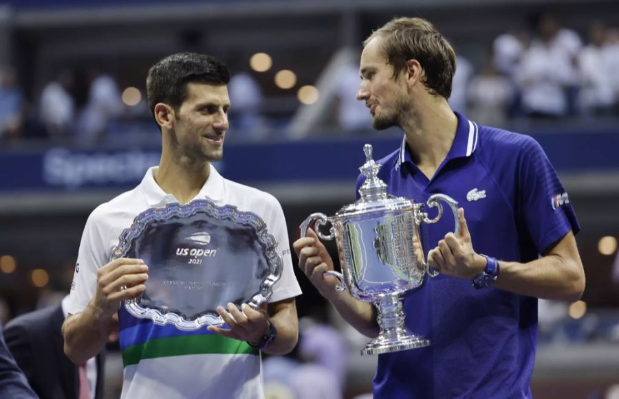 Der Russe revanchierte sich zuletzt im Final der US Open und verhinderte Djokovics angestrebten Calendar Slam.