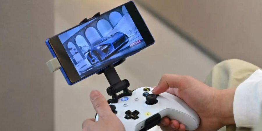 Nutzer einer Spielekonsole