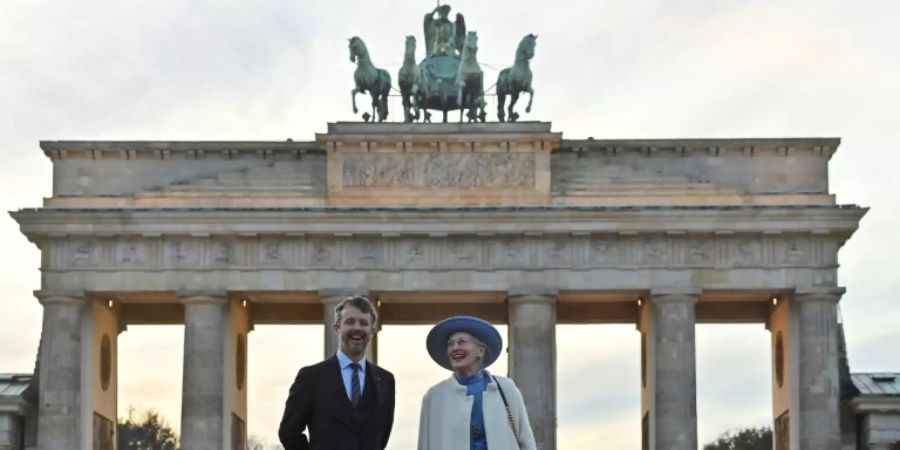 Margrethe II. und Frederik in Berlin