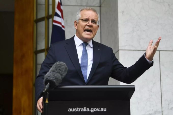 Laut Premierminister Scott Morrison könnte Novak Djokovic die Einreise verweigert werden. Scott Morrison Djokovic