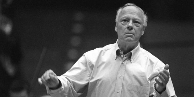 Dirigent Bernard Haitink