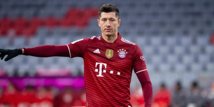 Weltklasse-Stürmer Robert Lewandowski läuft seit Sommer 2014 für den FC Bayern München auf. Foto: Sven Hoppe/dpa