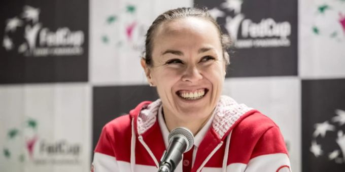 Martina Hingis zeigt ihr wahres Ich. Martina Hingis