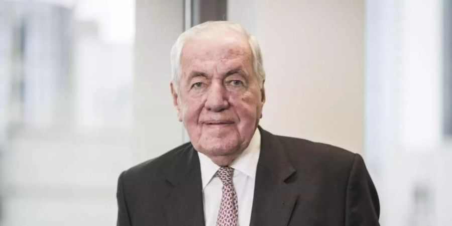 Der ehemalige Vorstandssprecher der Deutschen Bank, Hilmar Kopper. Foto: Frank Rumpenhorst/dpa