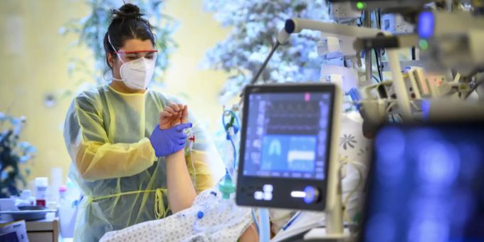 74 Prozent Auslastung - Corona-Druck auf den Intensivstationen nimmt ab