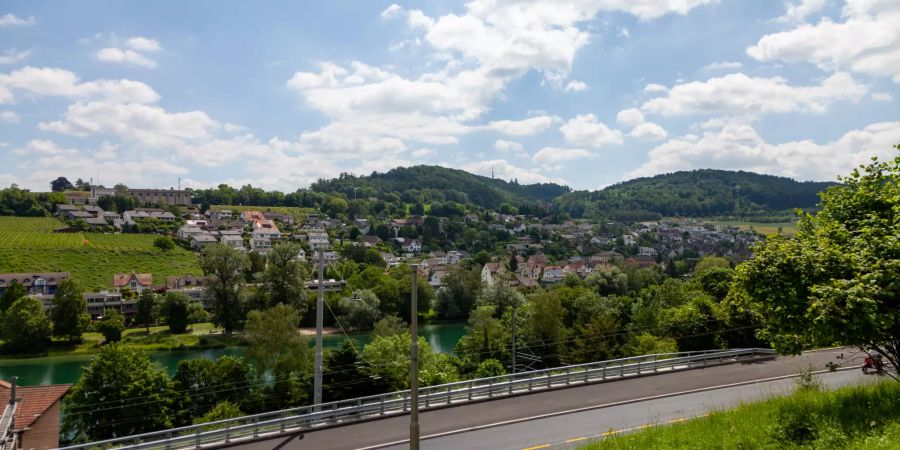 Aussicht über die Gemeinde Neuhausen.