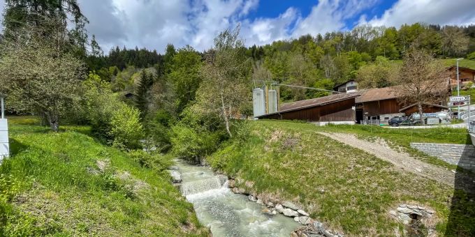 Landschaft in Schluein. Landschaft in Schluein.