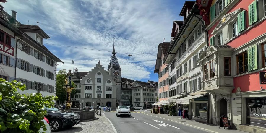 Die Altstadt in Zug.