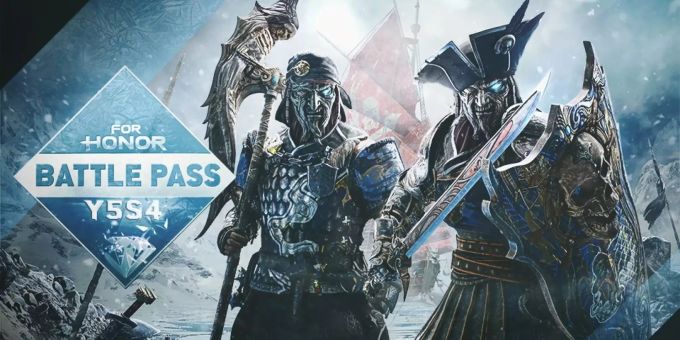 Ein Artwork zum Battle Pass zu «Year 5 Season 4 Frozen Shores» in For Honor. year 5 season 4 frozen shores