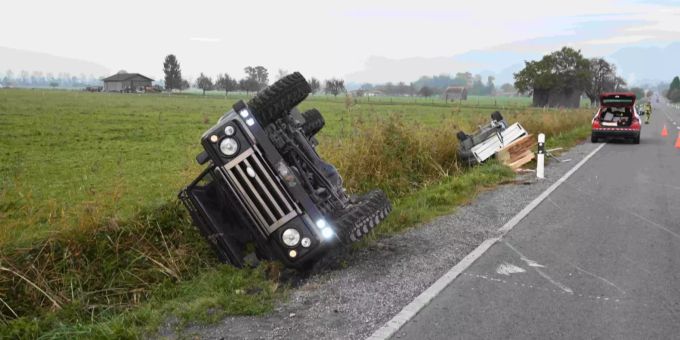 Unfall in Gams.