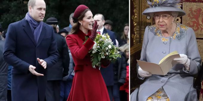 Queen Elizabeth verbietet Kate und William wohl den Weichnachts-Marsch. queen elizabeth