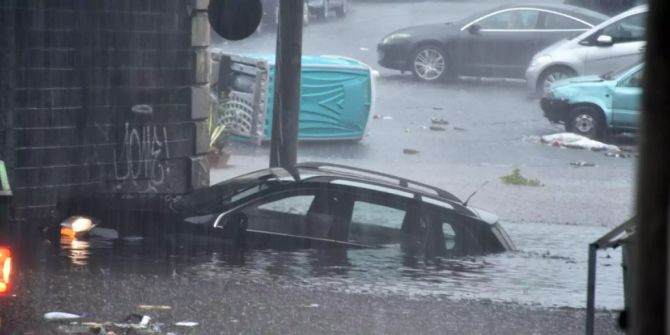 Unwetter in Catania