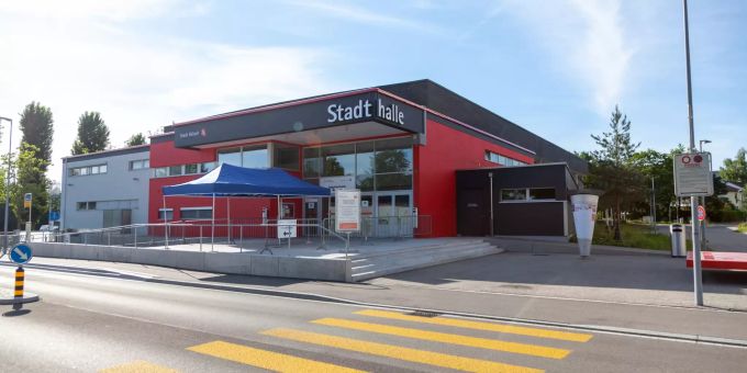 Die Stadthalle in Bülach. Stadthalle Bülach
