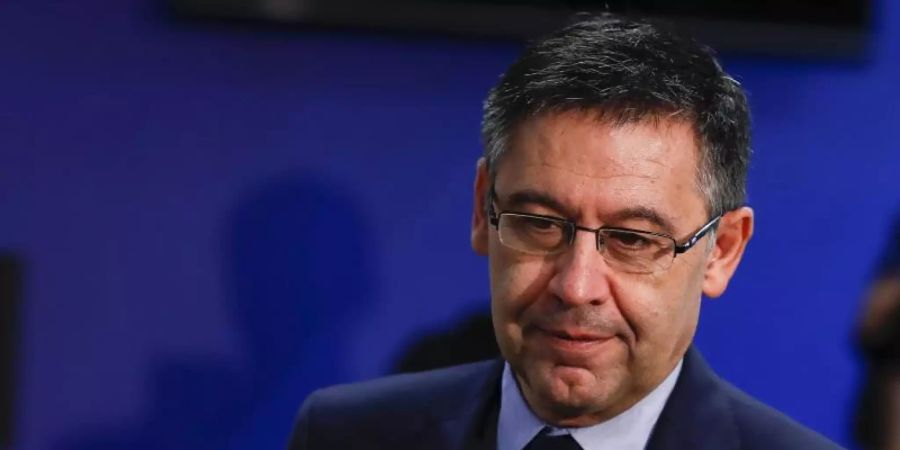 Die neue Führung des FC Barcelona hat Ex-Präsident Bartomeu für die desolate Finanzlage verantwortlich gemacht. Foto: --/gtres/dpa/Archivbild
