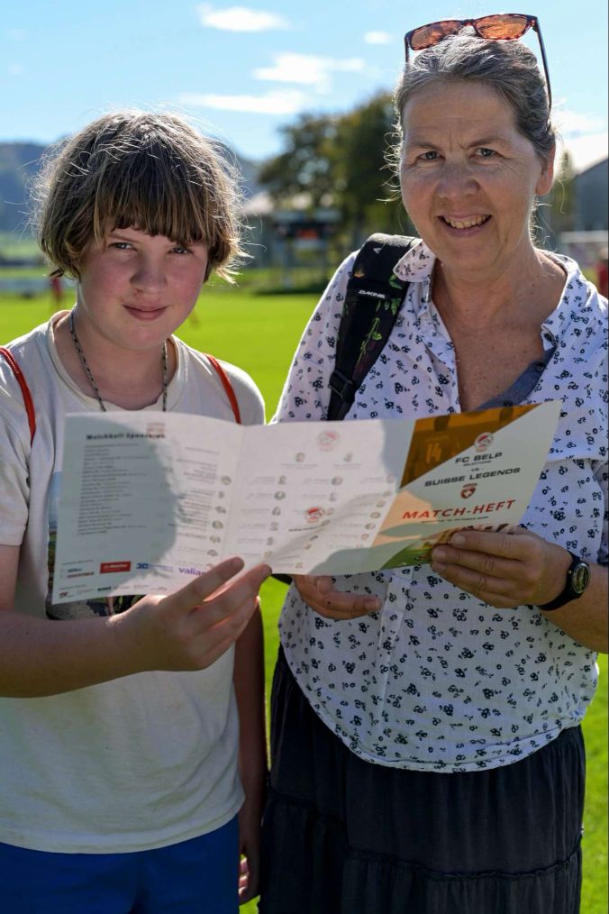 Studieren das Matchprogramm: Sabine mit Tochter Moa.