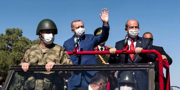 Erdogan in Nikosia Erdogan in Nikosia