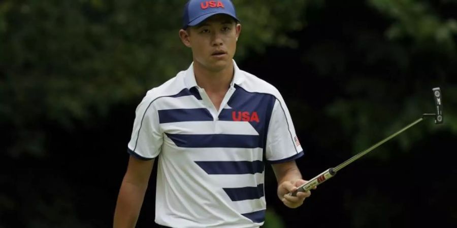 Gewann in dieser Saison die British Open und das WGC-Turnier in Bradenton/Florida: Collin Morikawa. Foto: Matt York/AP/dpa