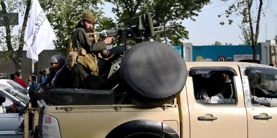 Taliban-Patrouille in Kabul