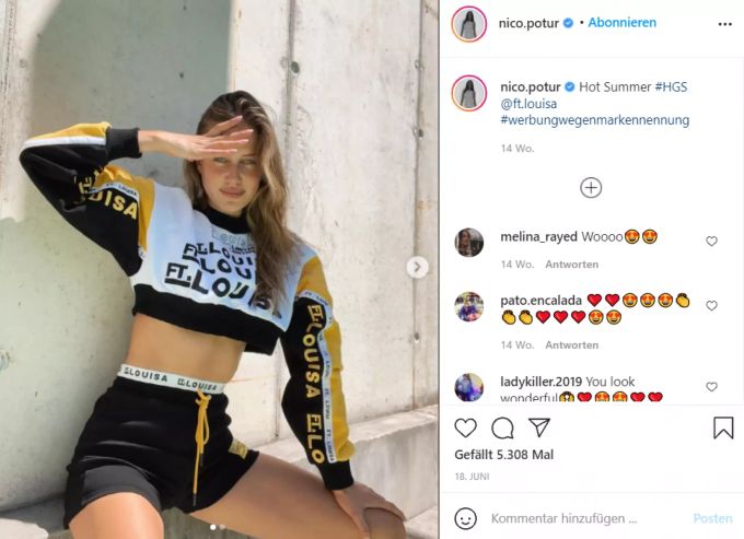 Nicole Potoralsky ha avuto molti follower su Instagram dalla sua relazione con Brad Pitt. Brad Pitt
