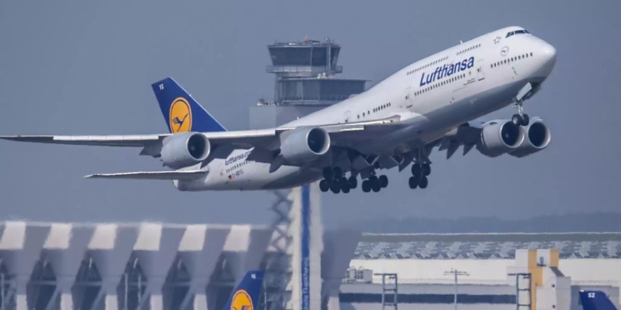 Lufthansa profitiert vom Bahnstreik in Deutschland (Archivbild)