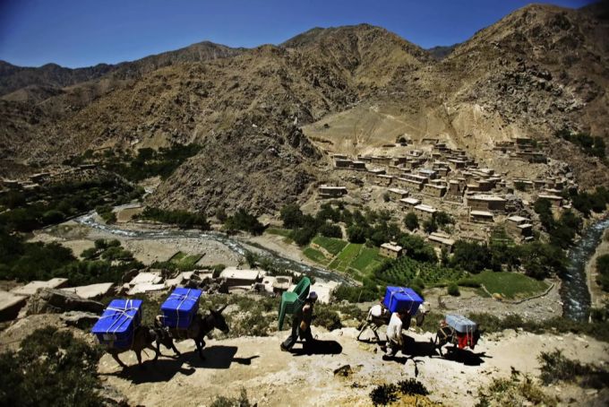 Wegen der Unzugänglichkeit konnten die Taliban das Pandschirtal noch nie einnehmen. Taliban