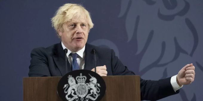 Der britische Premierminister Boris Johnson. Britain Politics